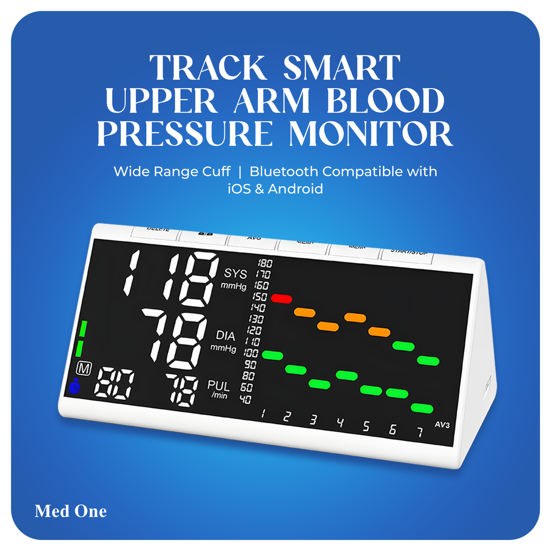 Track Smart Upper Arm Blood Pressure Monitor